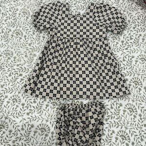 Rylee and cru dress w/bloomer set